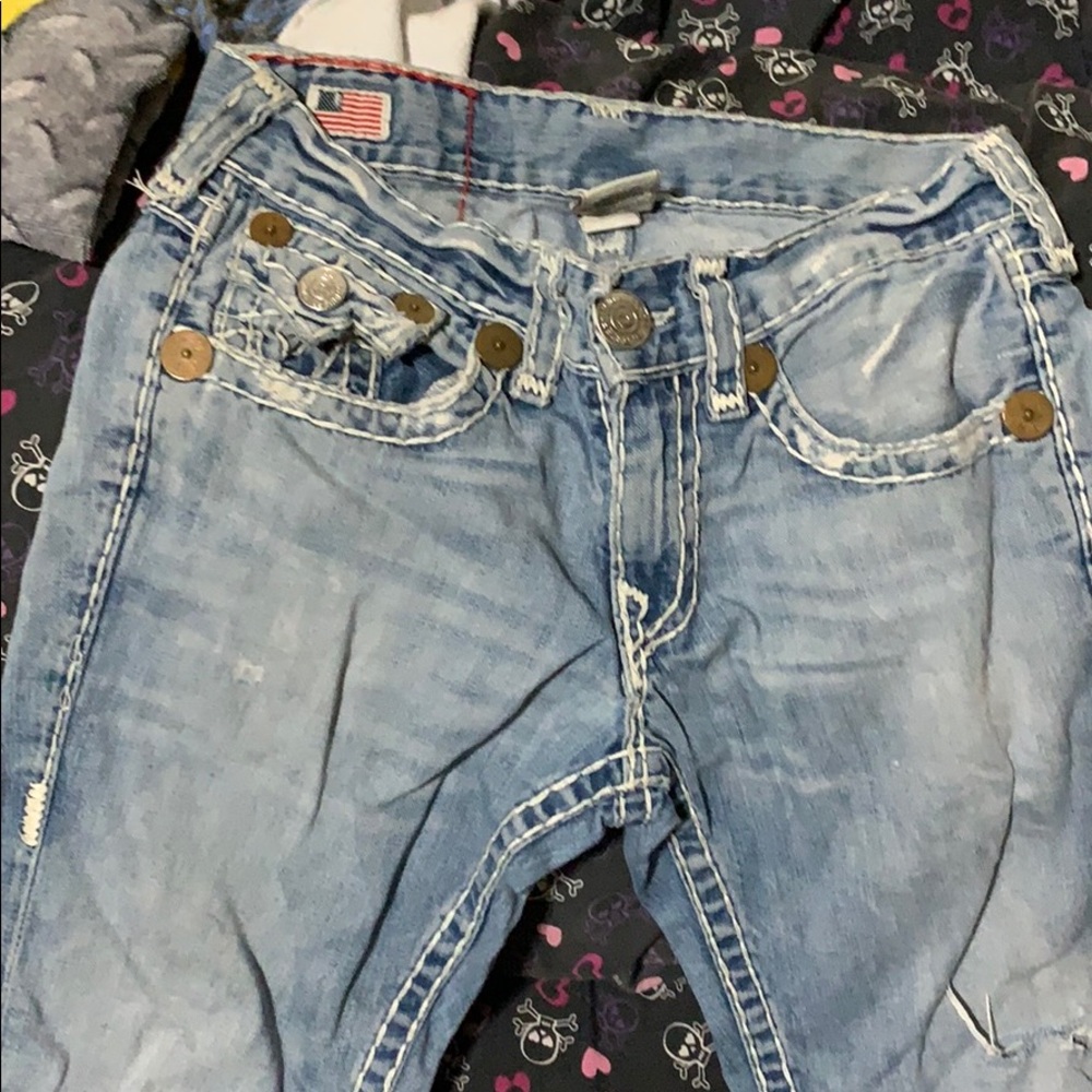 Tru Religion blue jeans